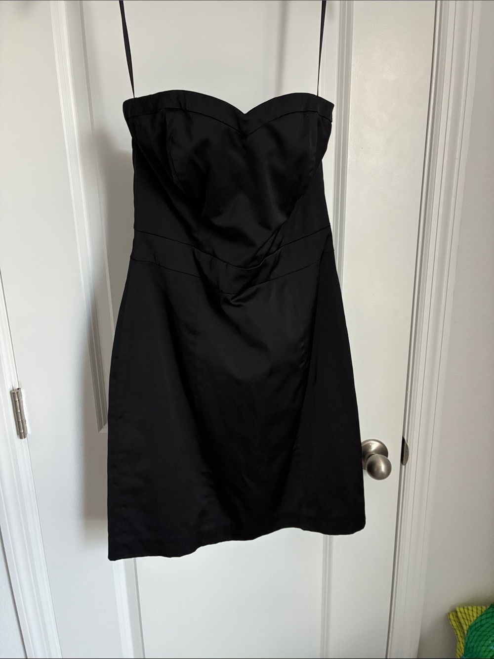 H&M Black Strapless Sweetheart Cocktail Dress